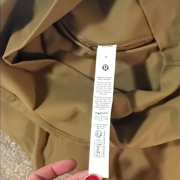 NWT Lululemon Align high rise skirt, size 8- color Allspice - Picture 6 of 10